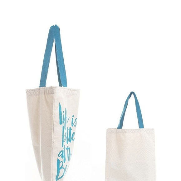 Life is Better at the Beach Canvas Tote - Picture 2 of 5